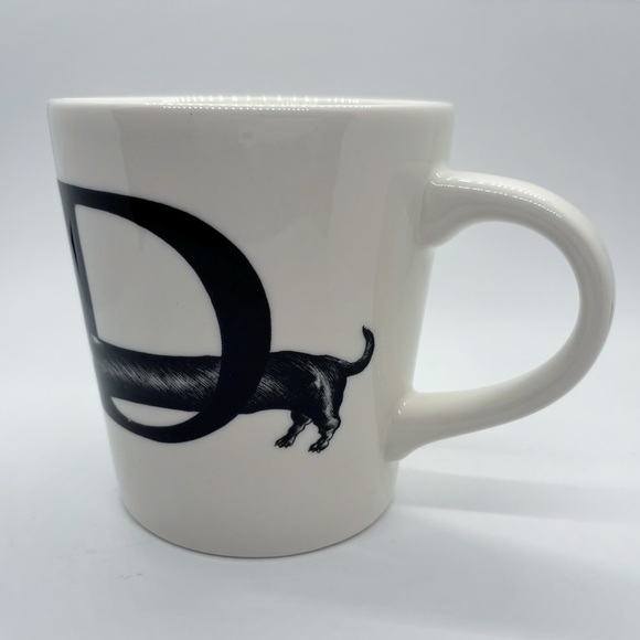 Williams Sonoma Set of 2 Rory Dobner Diamond Dog Dachshund Collectable Mugs - Picture 5 of 14